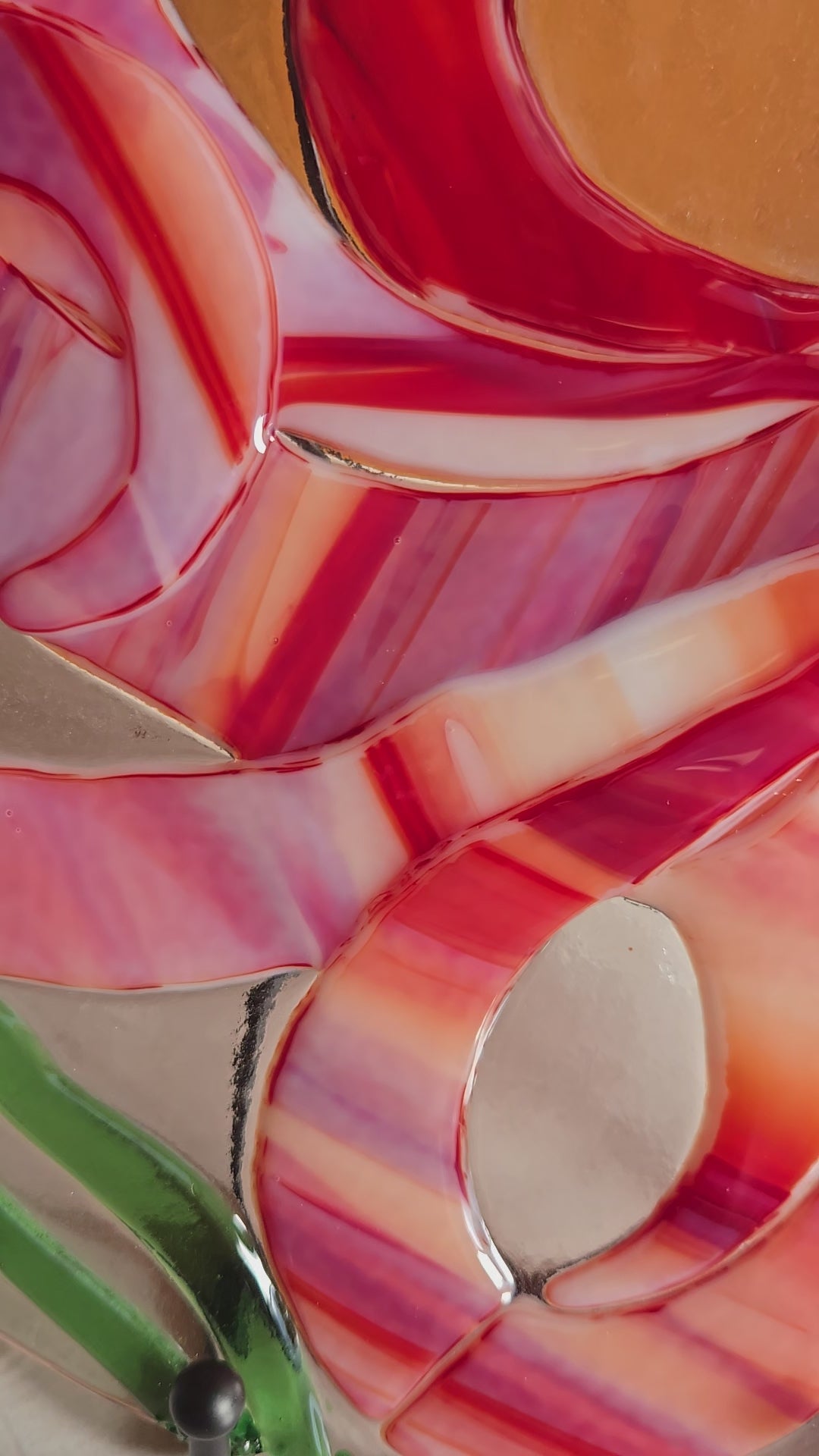 "The Guardian of the Kelp" – 11.5" One of a Kind Fused Glass Octopus