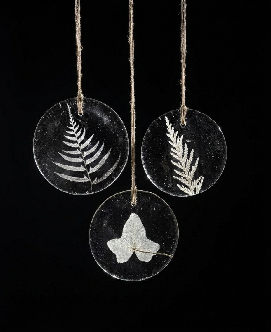 Ghost Foliage Suncatchers