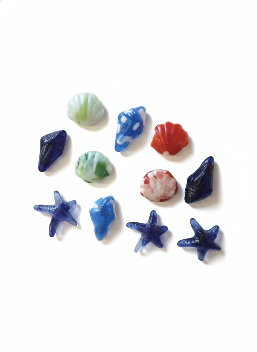 Tidal Fused Glass Magnets